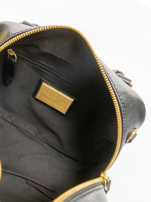 STORY DONNA Mini Handbag, with shoulder strap Black Gold - Women’s Bags