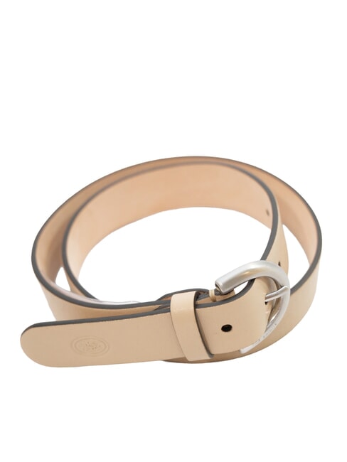 BERENICE  Leather belt butter abb. ruthenium w. - Belts
