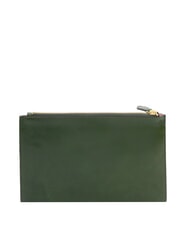 THE BRIDGE LUCREZIA Clutch bag with leather cuff english green abb. gold - Women’s Bags - 4