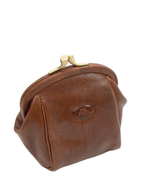 STORY  Leather coin purse BROWN - Men’s Wallets