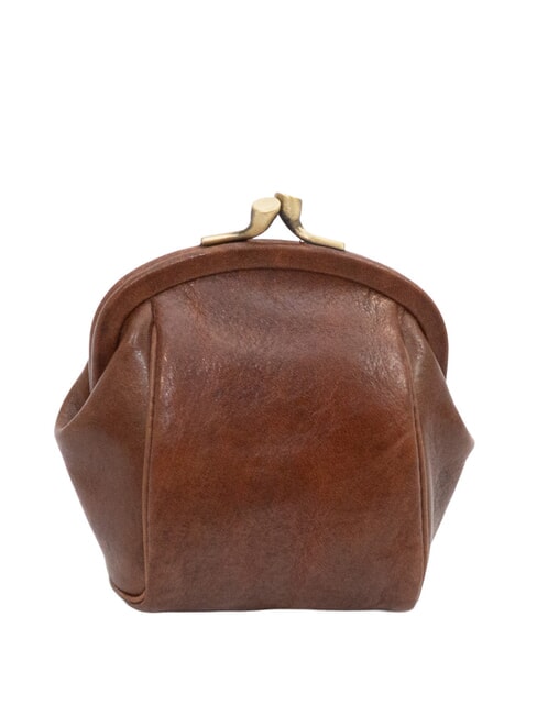 STORY  Leather coin purse BROWN - Men’s Wallets