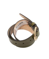 THE BRIDGE BERENICE  Leather belt thyme abb gold - Belts - 3