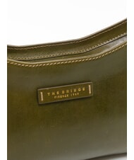 THE BRIDGE GIORGIA Leather shoulder bag thyme abb gold - Women’s Bags - 3
