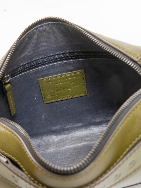 GIACOMO  Beauty in leather thyme/dark ruthenium - Beauty Case