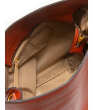 GIANNI CHIARINI OTTAVIA Shoulder bag, leather brick red - Women’s Bags - 5