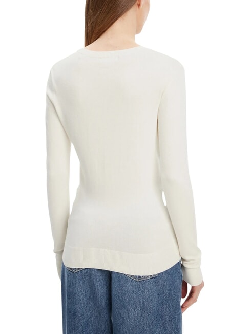 KENZIE LOGO V-neck sweater cremwhi - Women's Sweaters