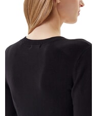 GUESS KENZIE LOGO V-neck sweater jetbla - Women's Sweaters - 3