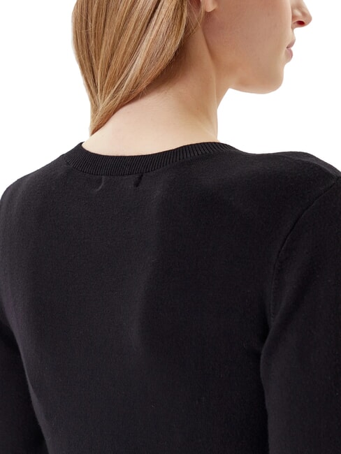 KENZIE LOGO V-neck sweater jetbla - Women's Sweaters