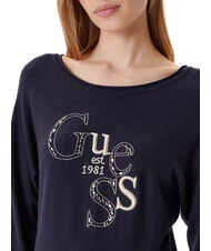 GUESS KASSIDY Logo sweater jetbla - Women's Sweaters - 4