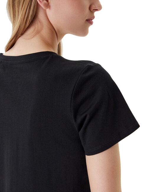 FLOWER BLING T-shirt with print and application jetbla - T-shirt