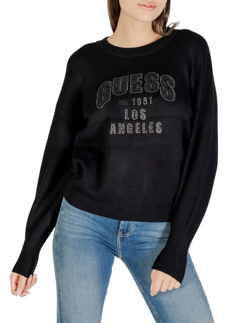 LEIGHTON LOGO Crewneck sweater jetbla - Women's Sweaters