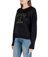 GUESS LEIGHTON LOGO Crewneck sweater jetbla - Women's Sweaters - 3