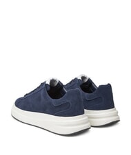 GUESS ELBA  Leather sneakers blue - Men’s shoes - 3