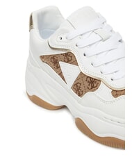 GUESS HAPYY4  Sneakers Beige / Brown - Women&rsquo;s shoes - 3