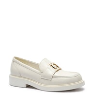 GUESS SHUTTLE  Leather moccasins ivory - Women&rsquo;s shoes - 2