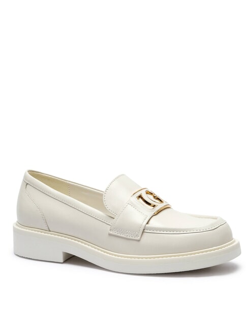 SHUTTLE  Leather moccasins ivory - Women&rsquo;s shoes