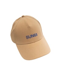 SUN68 LOGO Cotton baseball cap sand - Hats - 2