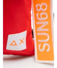 SUN68 NYLON Nylon bag with pocket fire red - Over-the-shoulder Bags for Men - 3