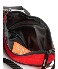 SUN68 NYLON Nylon bag with pocket fire red - Over-the-shoulder Bags for Men - 5