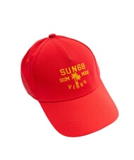 SUN68 LOGO Baseball cap fire red - Hats - 2