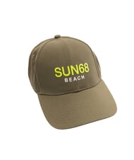 SUN68 LOGO Cotton baseball cap dark military - Hats - 2