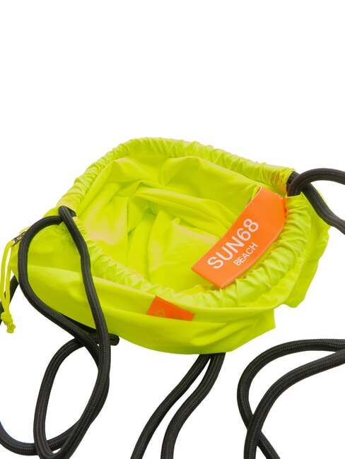 NYLON Drawstring backpack fluorescent yellow - Backpacks & School and Leisure