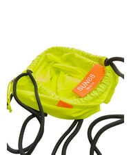 SUN68 NYLON Drawstring backpack fluorescent yellow - Backpacks & School and Leisure - 6