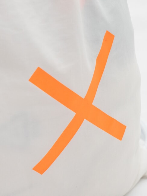 SHOE BAG Shoe bag white/fluorescent orange - Travel Accessories