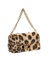 LIUJO LAPUFFY Animal print plush shoulder bag natural macul. - Women’s Bags - 2