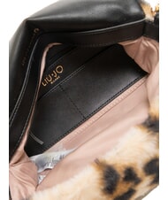 LIUJO LAPUFFY Animal print plush shoulder bag natural macul. - Women’s Bags - 5
