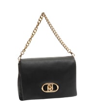 LIUJO LAPUFFY Shoulder bag with flap BLACK - Women’s Bags - 2