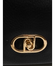 LIUJO LAPUFFY Shoulder bag with flap BLACK - Women’s Bags - 3