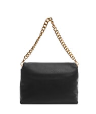 LIUJO LAPUFFY Shoulder bag with flap BLACK - Women’s Bags - 4
