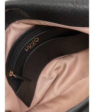 LIUJO LAPUFFY Shoulder bag with flap BLACK - Women’s Bags - 5