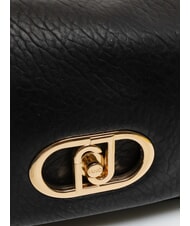 LIUJO LAPUFFY Chain handle shoulder bag BLACK - Women’s Bags - 3