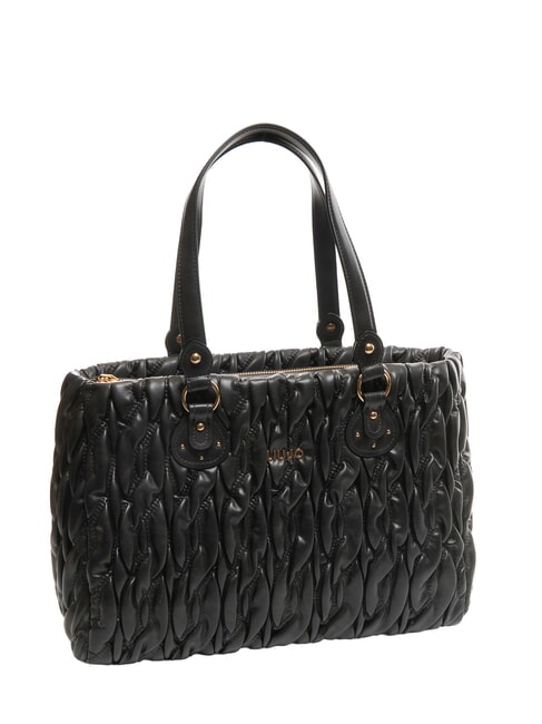 AIDE Quilted Tote Bag BLACK - Women’s Bags