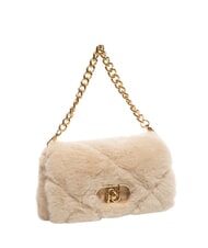 LIUJO LAPUFFY Plush bag chain handle marble - Women’s Bags - 2