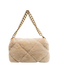 LIUJO LAPUFFY Plush bag chain handle marble - Women’s Bags - 4