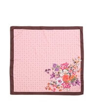 POLLINI FLOWERS TWILL Printed scarf pink flowers - Scarves - 2