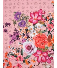 POLLINI FLOWERS TWILL Printed scarf pink flowers - Scarves - 4