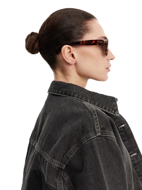 SQUARED OFF SHADES Sunglasses cheetah tortoise - Woman glasses