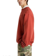 VANS SALTON Cotton crewneck sweatshirt red ochre - Sweatshirts - 3