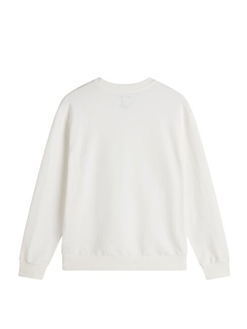 ESSENTIAL Cotton crewneck sweatshirt Marshmallow - Sweatshirts
