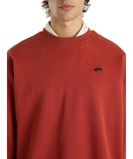 VANS SALTON Cotton crewneck sweatshirt red ochre - Sweatshirts - 4