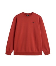 VANS SALTON Cotton crewneck sweatshirt red ochre - Sweatshirts - 5
