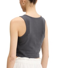 VANS BLUR Logo Print Crop Top Tank Top - T-shirt