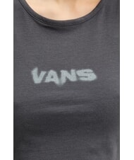 VANS BLUR Logo Print Crop Top Tank Top asphalt - T-shirt - 4