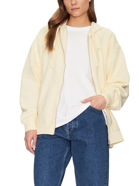 EVERYDAY Full zip hoodie lemon frosting - Women's Sweatshirts