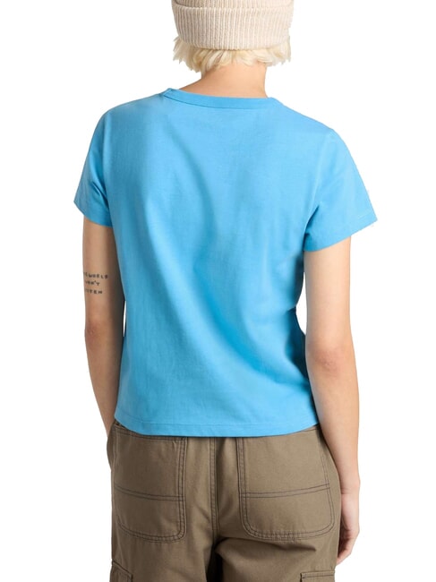 BASIC MINI Short-sleeved cotton T-shirt heritage blue - T-shirt