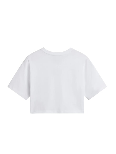 FLYING V Logo crop top t-shirt white - T-shirt